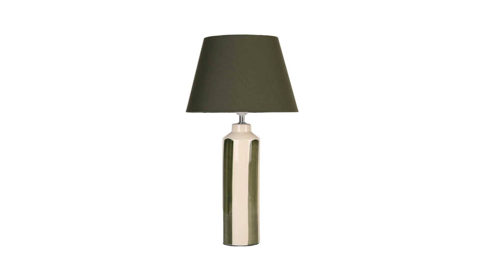 Luminea Ceramic Base Round Jayde Table Lamp - Green