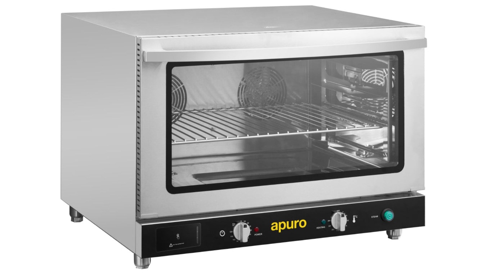 Apuro Bakery Convection Oven with Steam - 100L