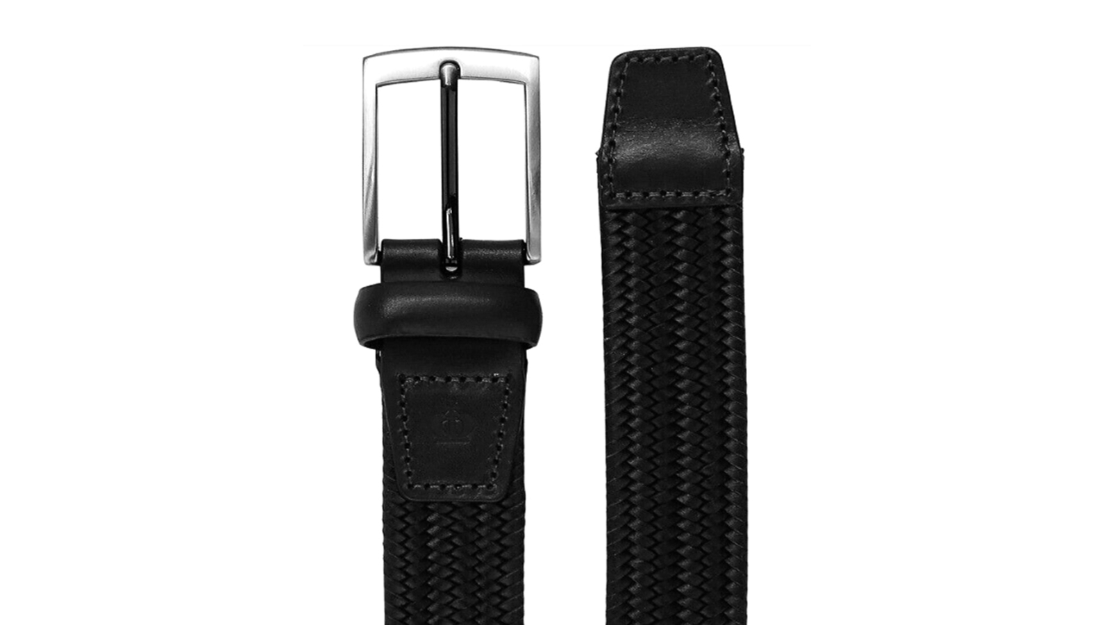 Jeff Banks Woven Stretch Belt Black