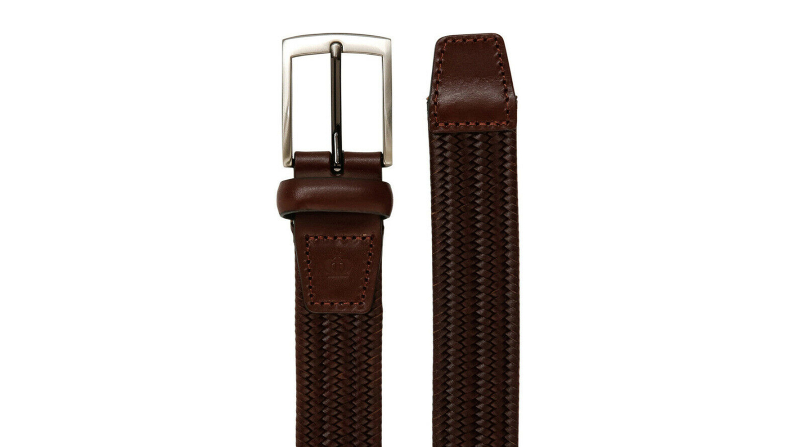 Jeff Banks Woven Stretch Belt Brown
