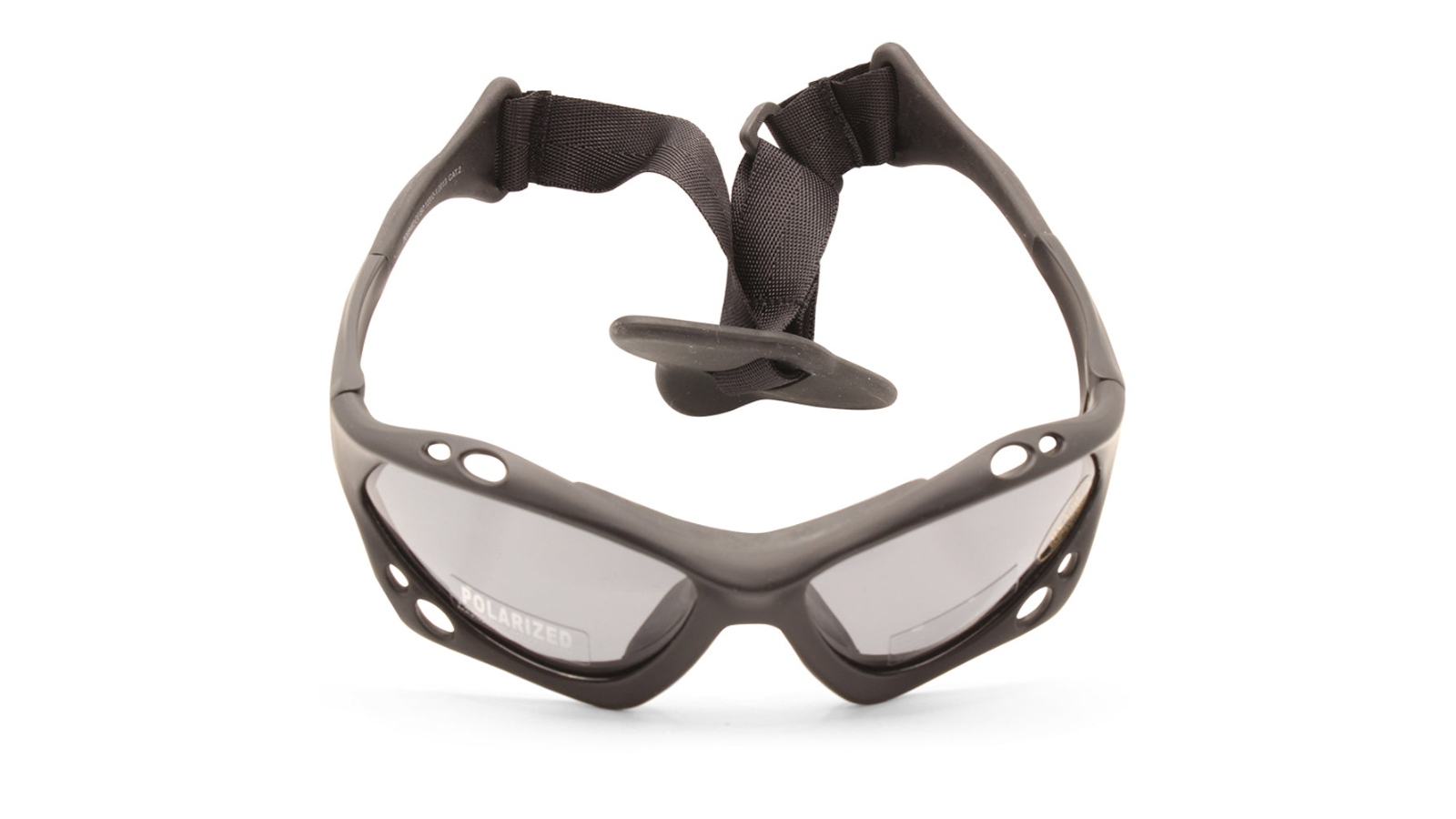 Jobe Knox Polarised Floating Sunglasses with Head Strap - White/Grey