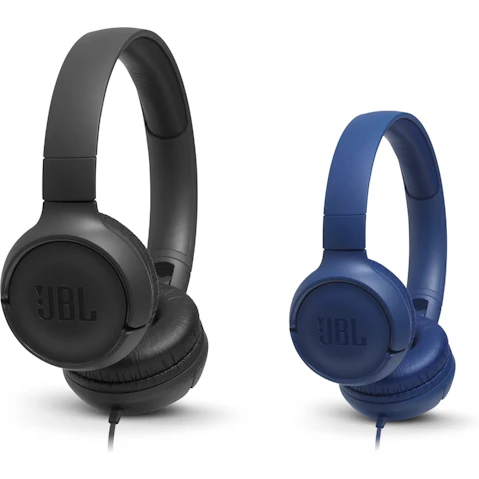 JBL Tune 500 Wired On-Ear Headphones