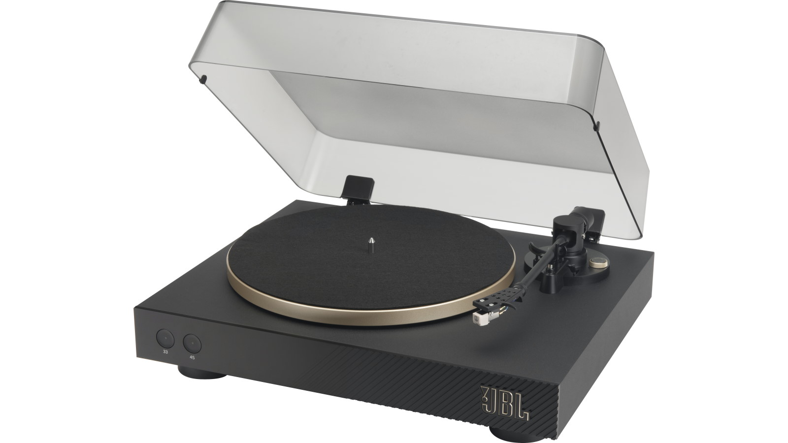 JBL Authentics Spinner Bluetooth Turntable Black/Gold Harvey Norman