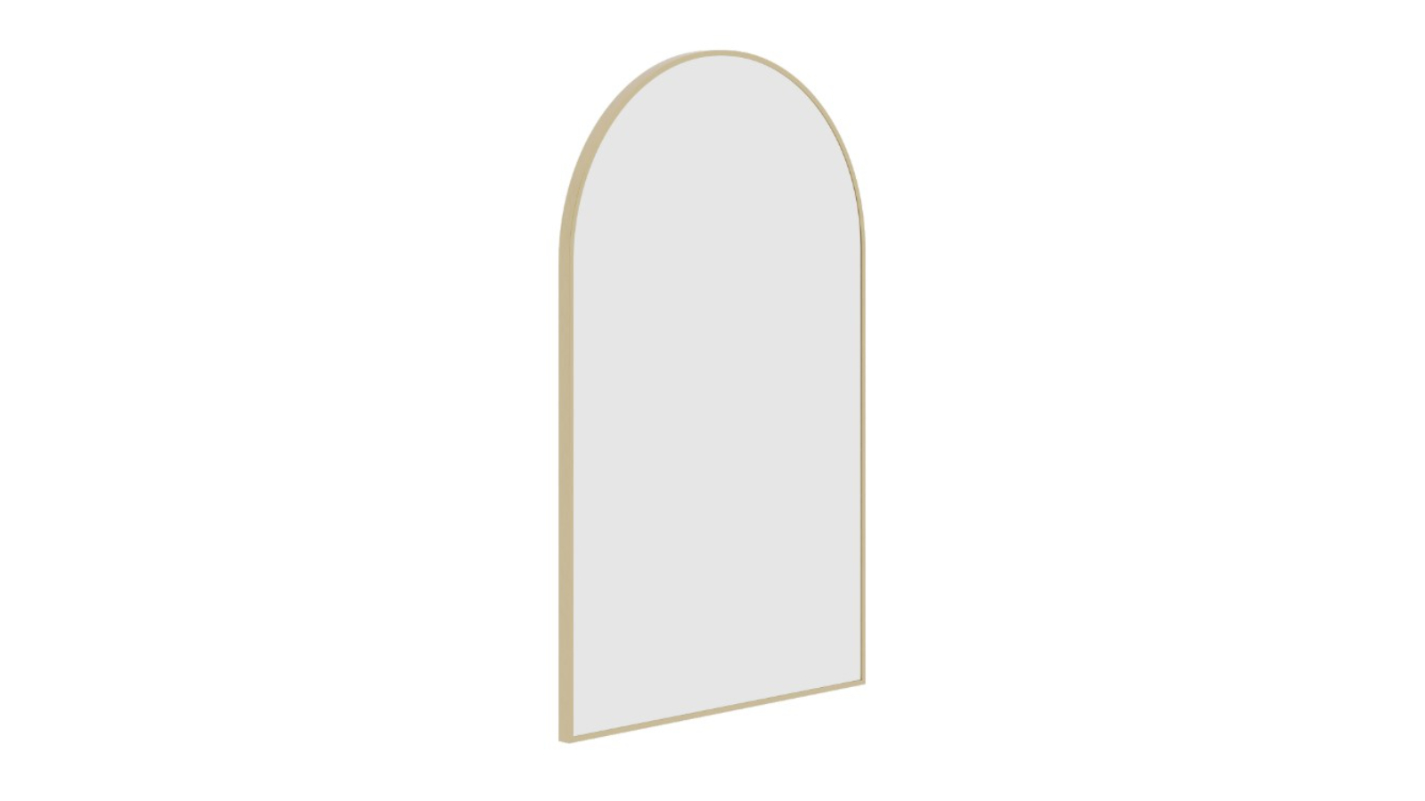 Thermogroup Ablaze Juno Arch Framed Mirror - Gold