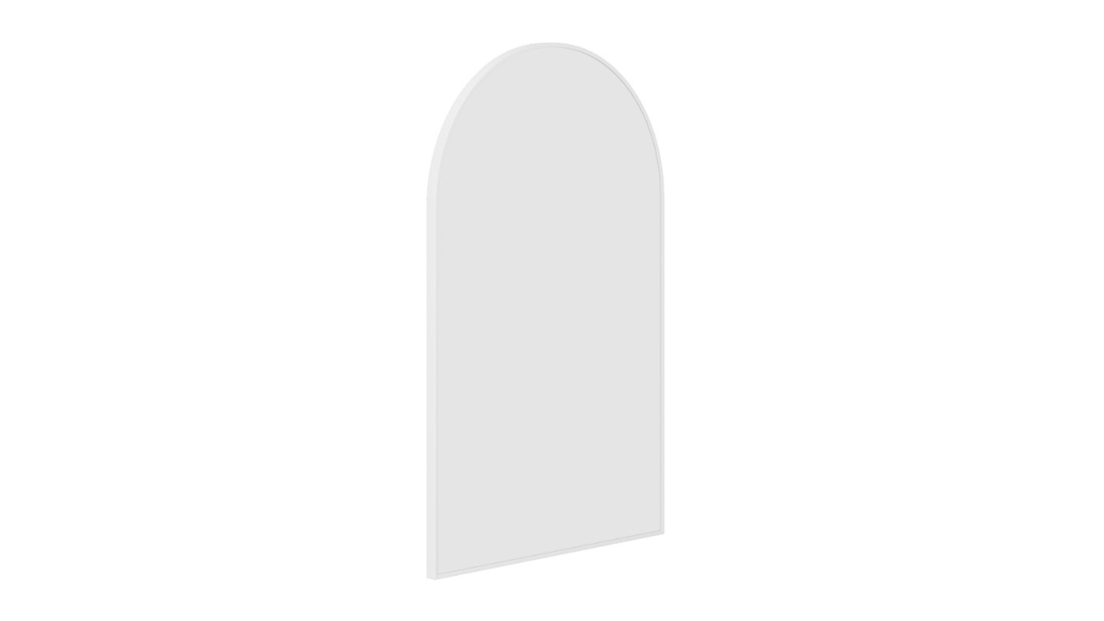 Thermogroup Ablaze Juno Arch Framed Mirror including Demister - White