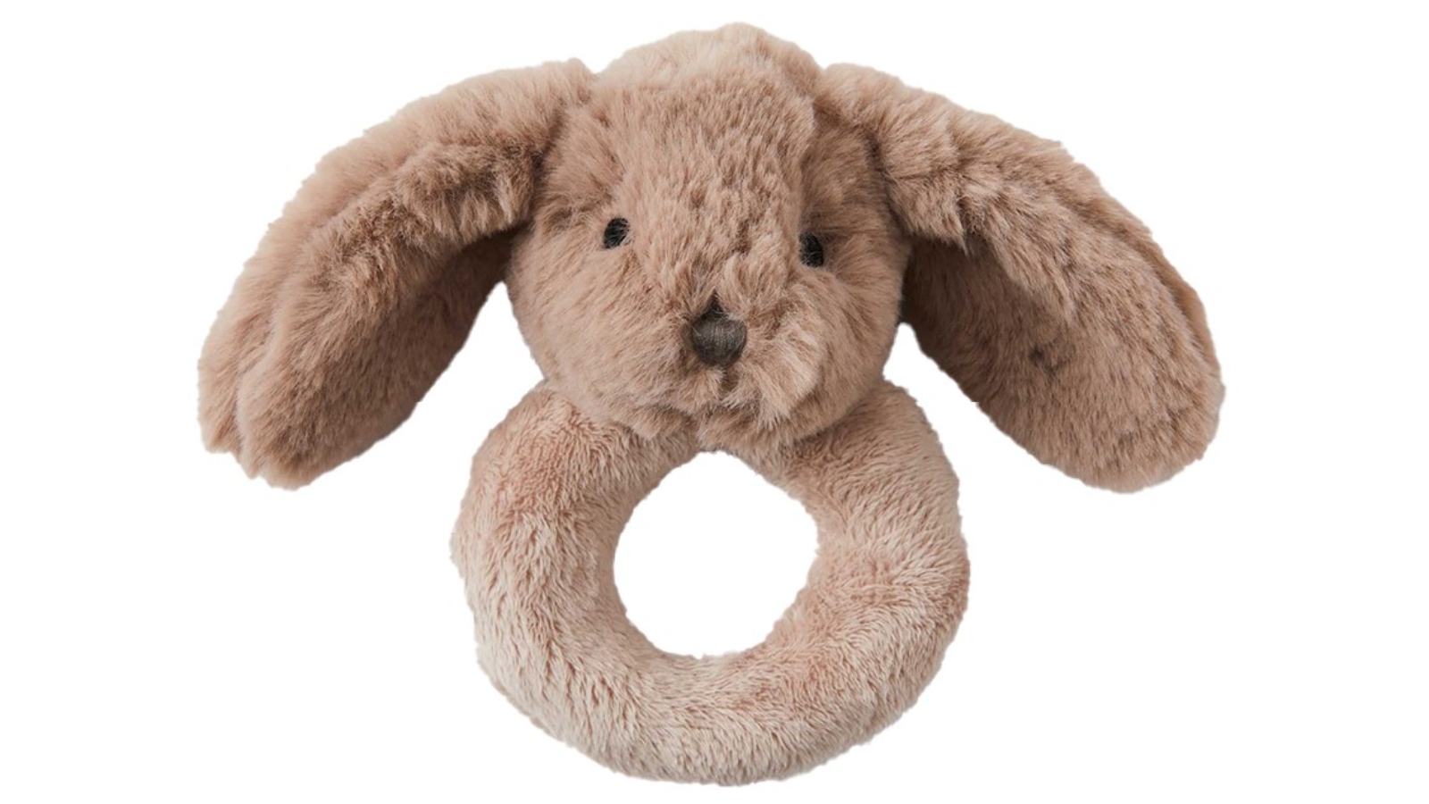 Jiggle and Giggle Bunny Rattle - Taupe