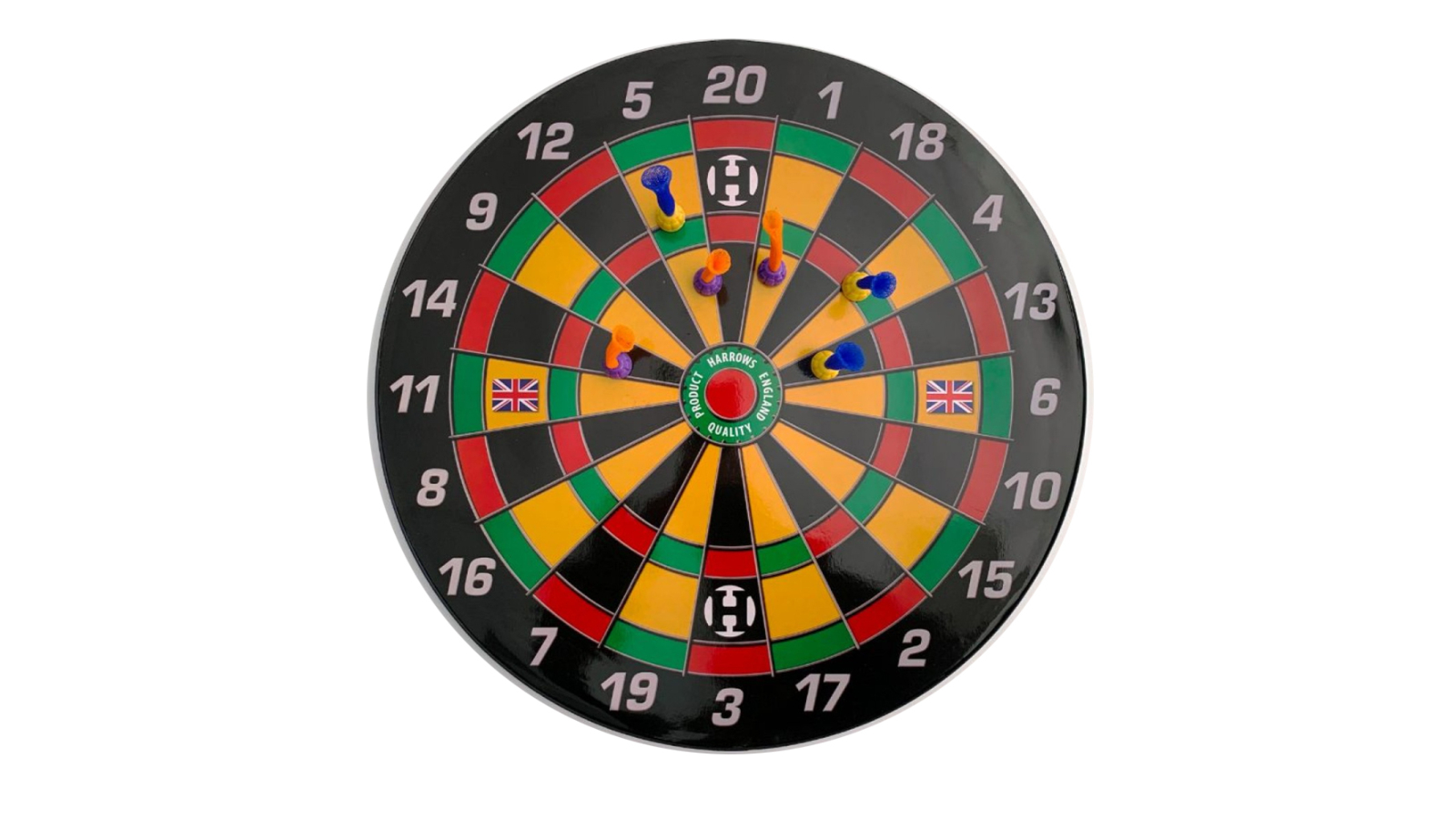 Harrows 40cm Magnetic Dartboard Family Throwing Game