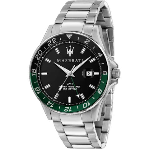 Maserati Sfida 4.4cm Chronograph Watch - Black