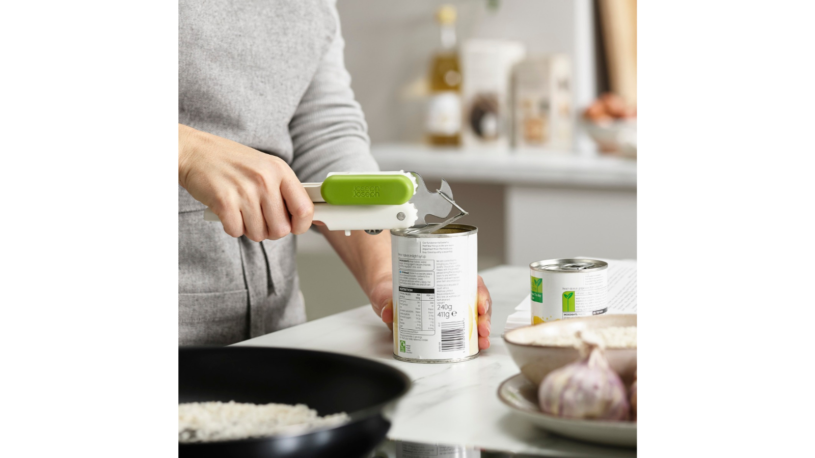 Joseph Joseph 3in1 Pivot Can Opener White/Green Harvey Norman