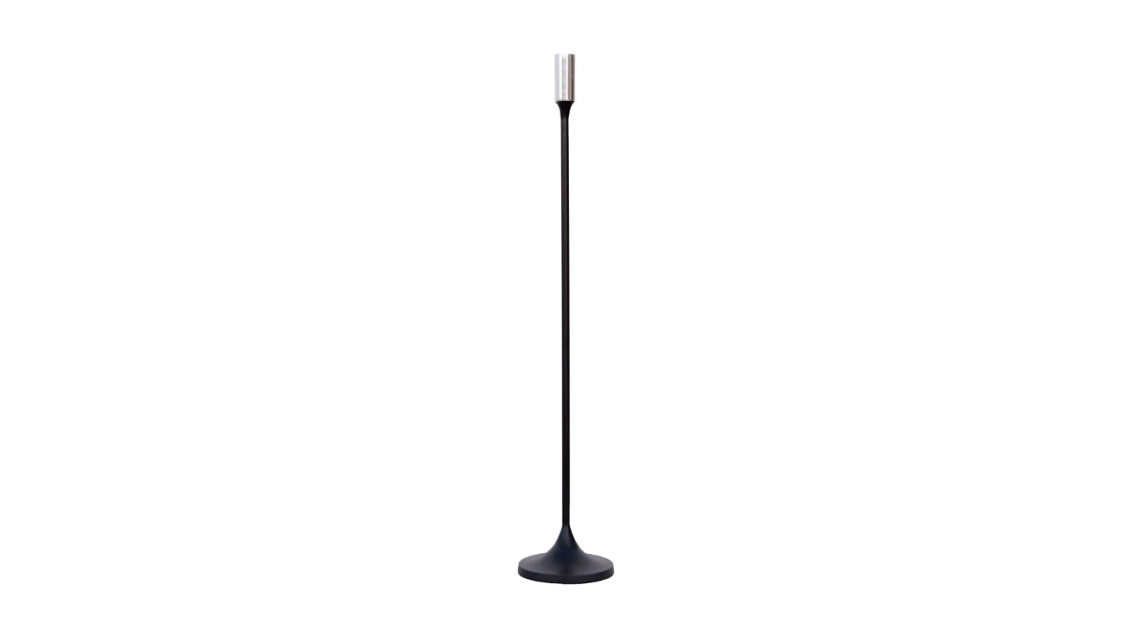 SSH Collection Matte Black Jupiter Single Candle Holder - 80cm