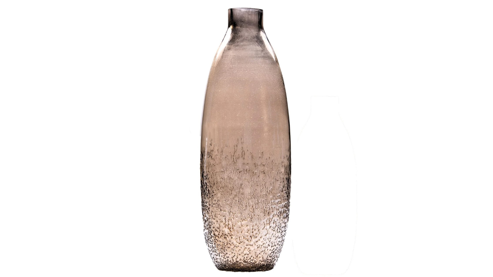 SSH Collection 47cm Maja Tall Glass Bottle Vase - Rustic Brown