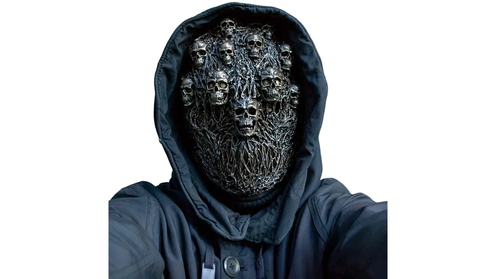 NNETM Bone-Chilling Elegance Steam Skeleton Mask