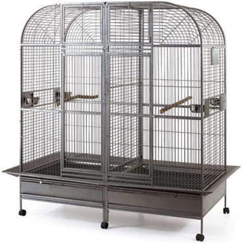 Flyline Double Cage with Center Divider for Bird