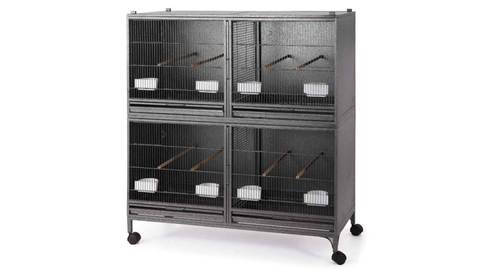 Flyline Stackable Bird Breeding Cage with Canary Parakeet