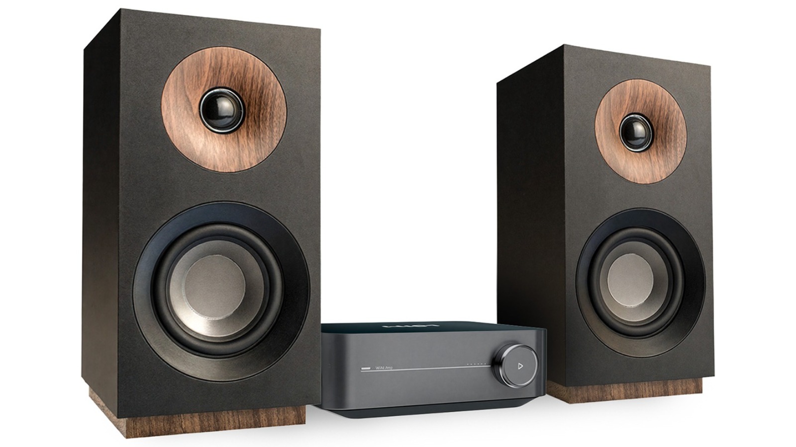 Jamo S801 Studio Speaker with WiiM Amp Stereo System