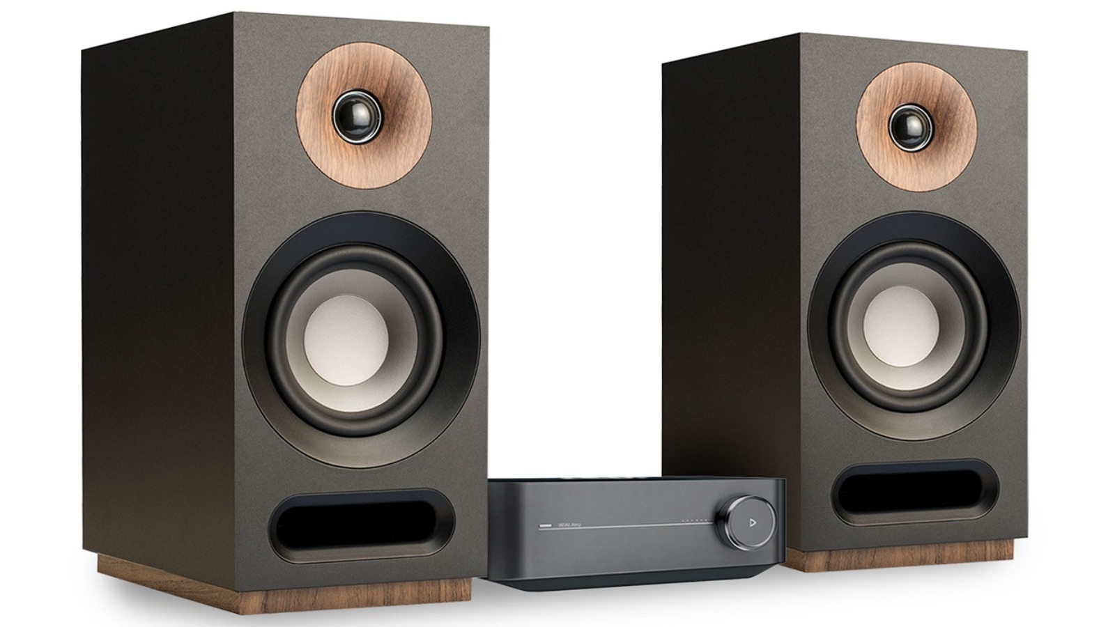 Jamo S803 Studio Speaker with WiiM Amp Stereo System