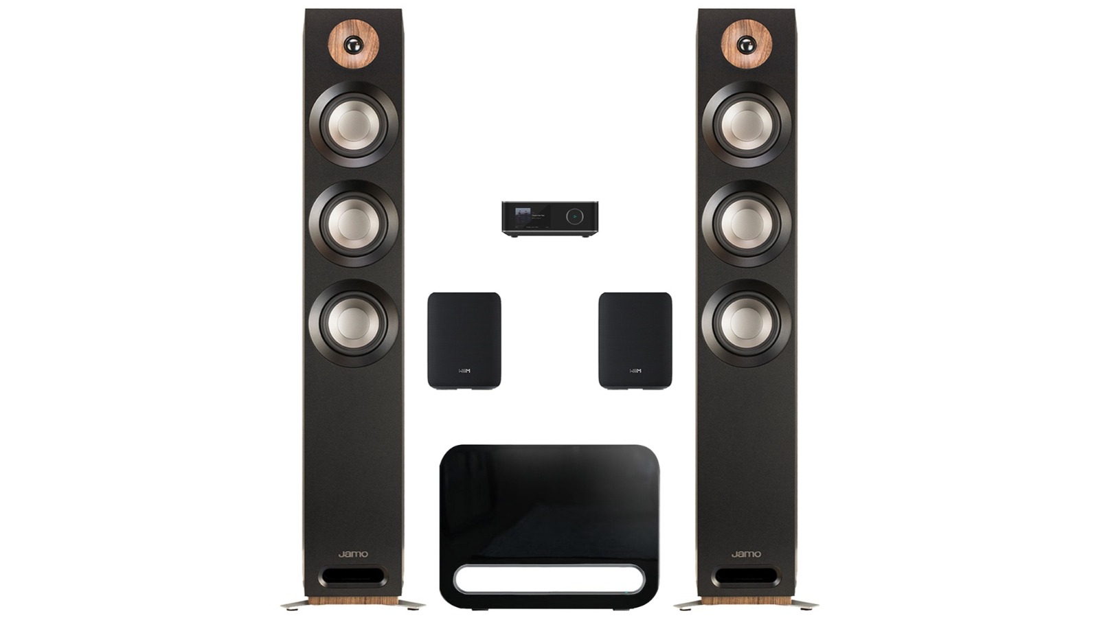 Jamo S809 Floor Standing Speaker with WiiM Amp Ultra 4.1 Home Theatre