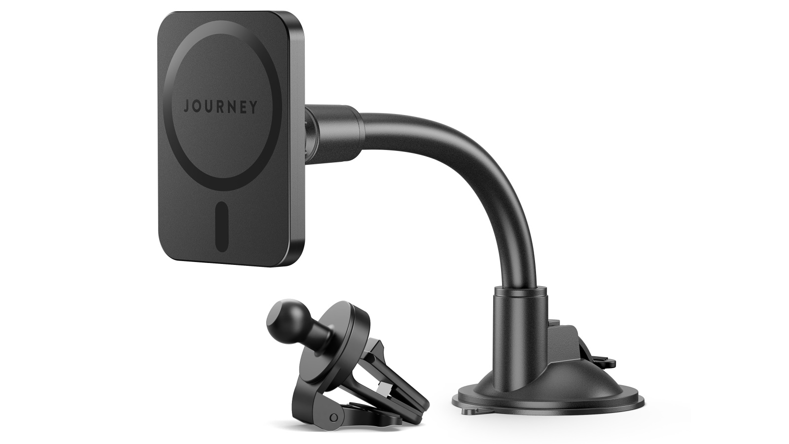 Journey Magnetic (Magsafe) Wireless Car Charger with Flex Mount