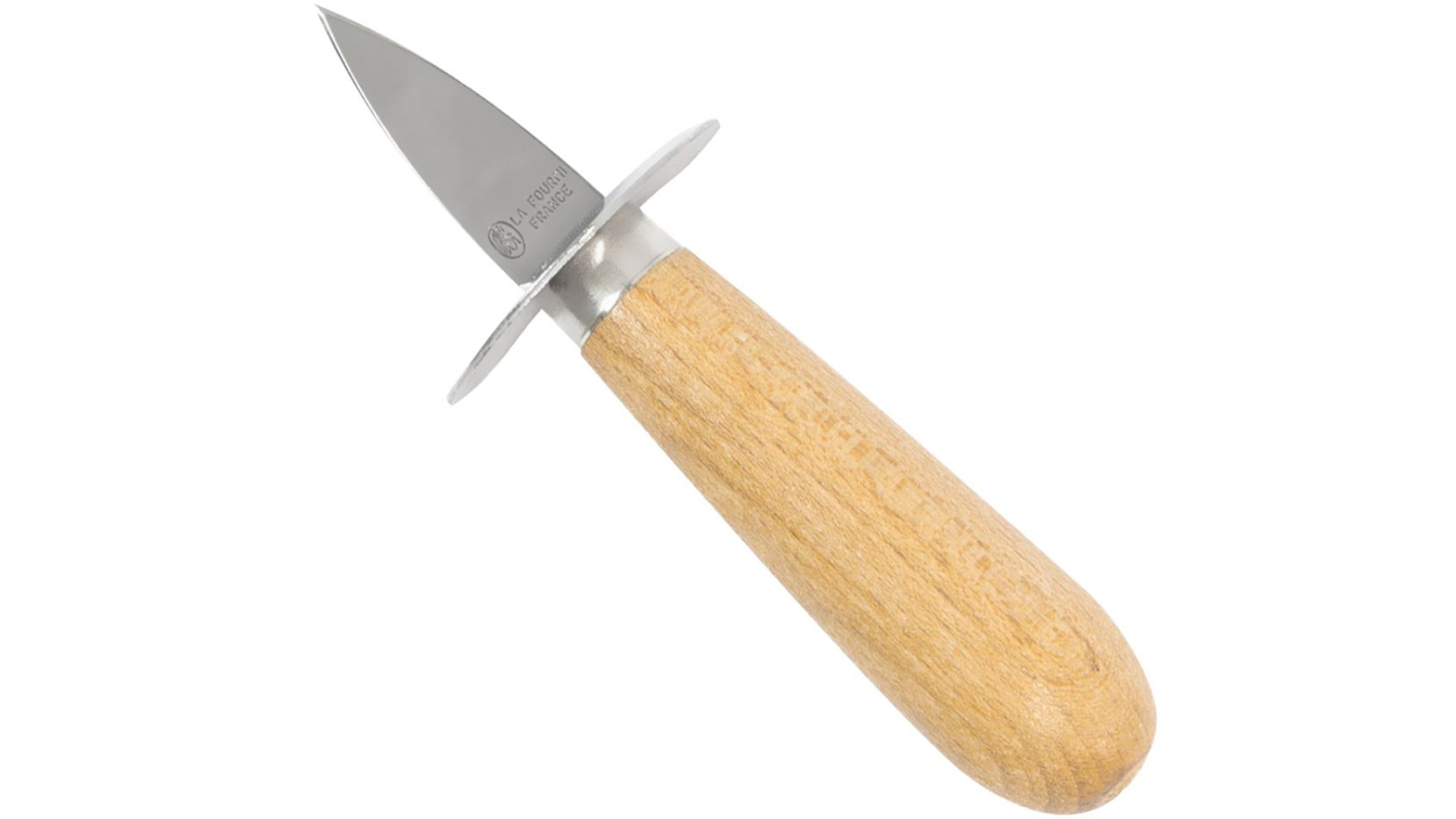 Laguiole Jean Neron Oyster Knife with Natural Wooden Handle