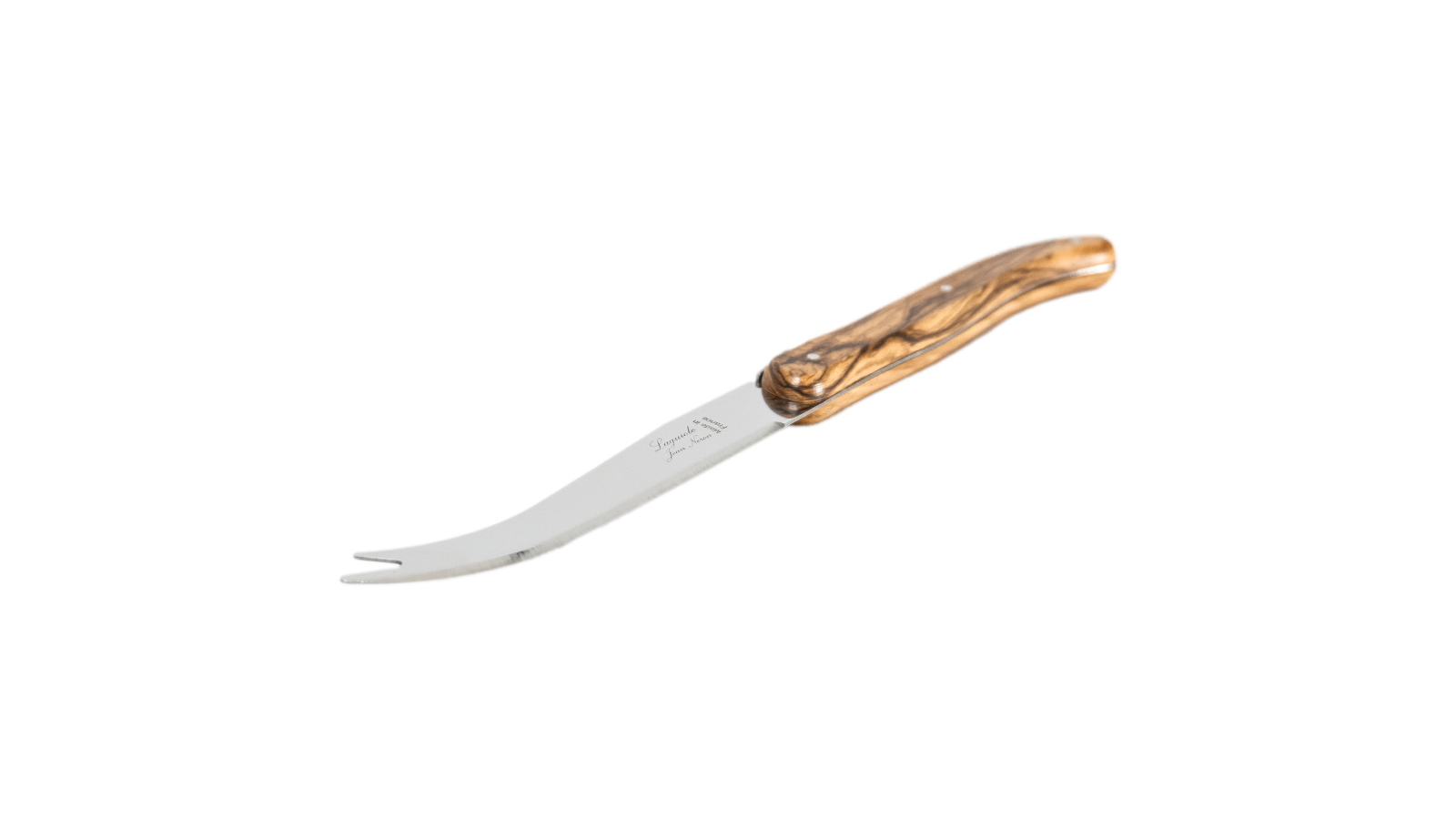 Laguiole Jean Neron Cheese Knife - Olive Wood