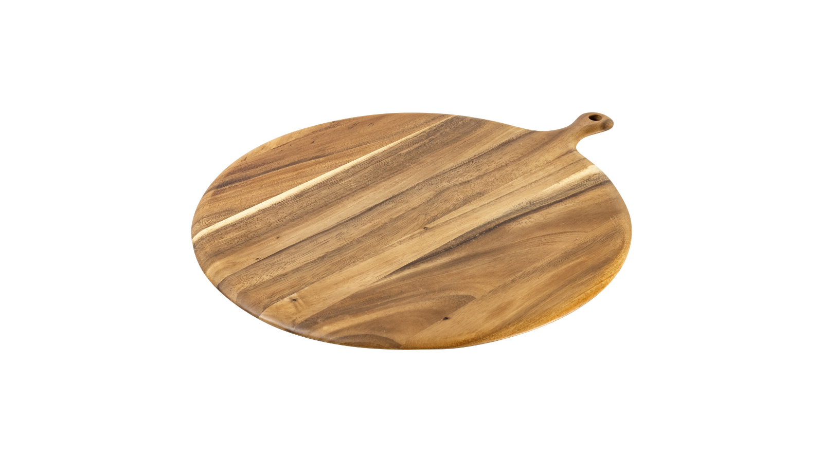 Laguiole France Acacia Wood Round Paddle Serving Board - X-Large