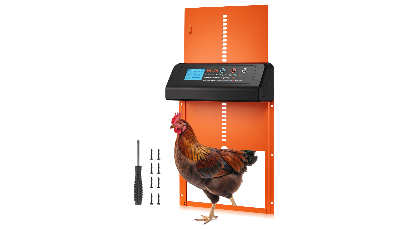 Vevor Battery Powered Automatic Chicken Coop Door
