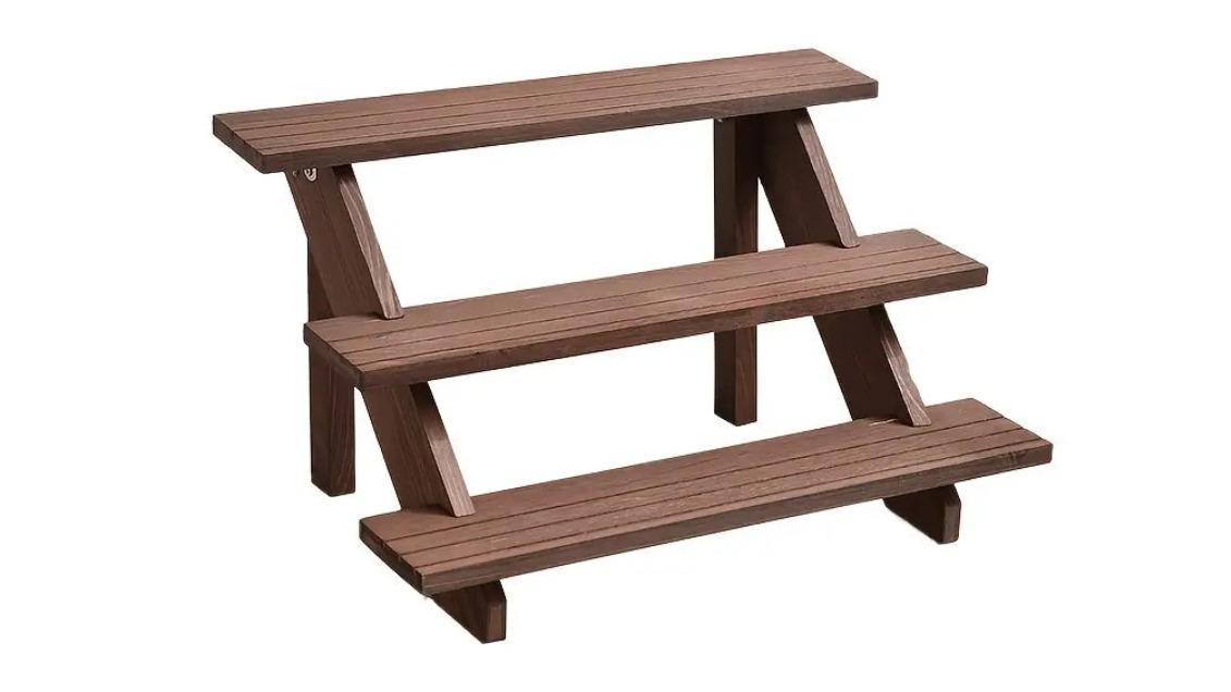 NNETM Bring Nature Indoors with This Elegant Natural Wooden Display Riser