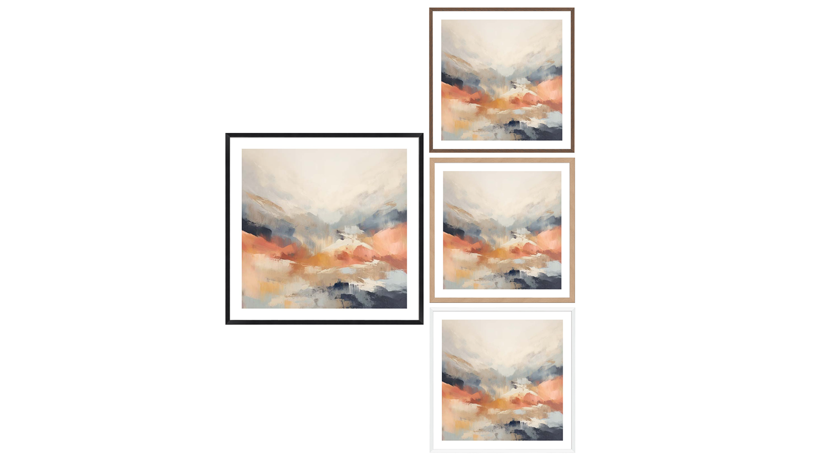 La Grolla Minimalist Earthly Melodies I Frame Wall Art