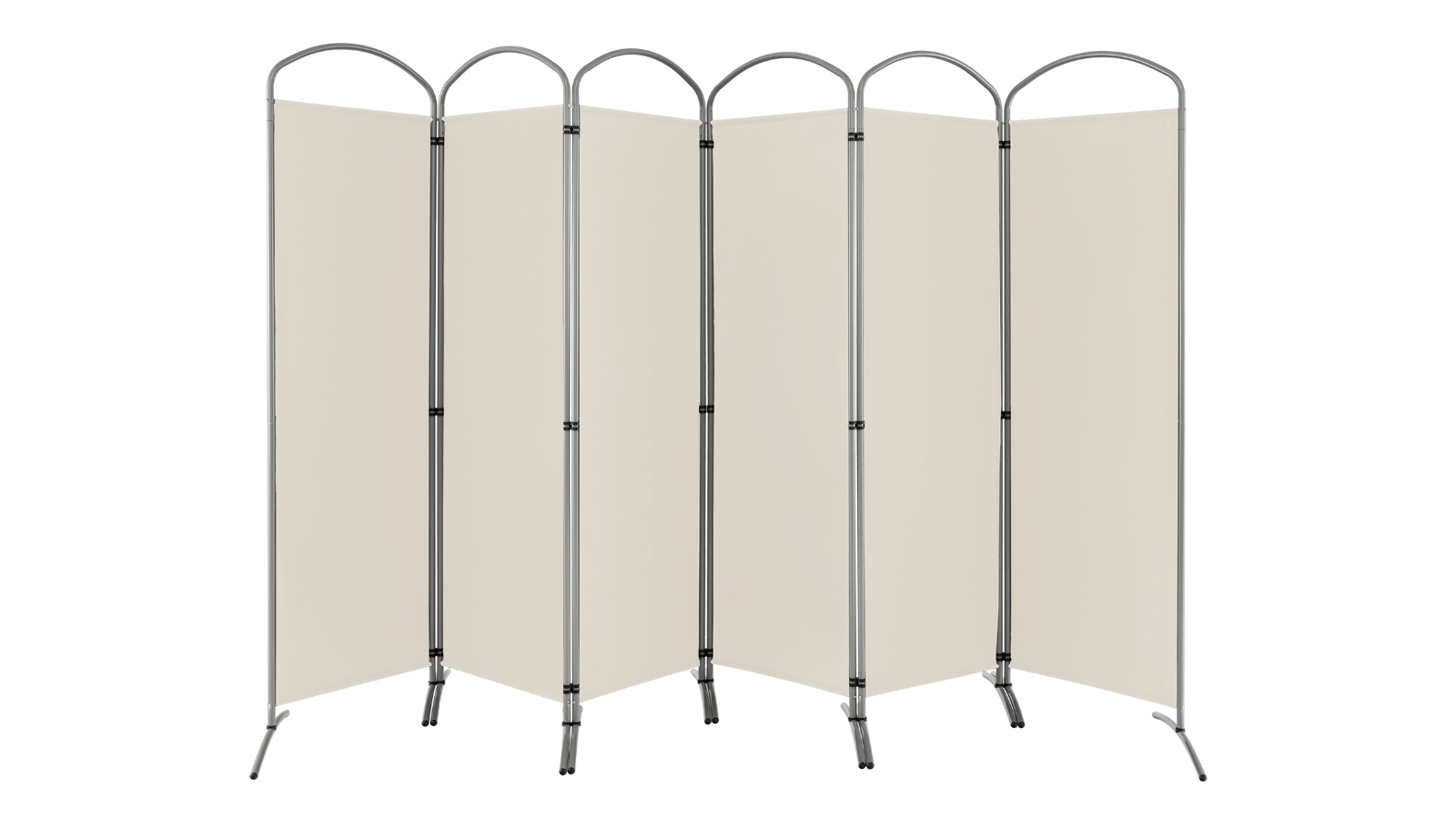 Costway 6-Panel Folding Room Divider - White