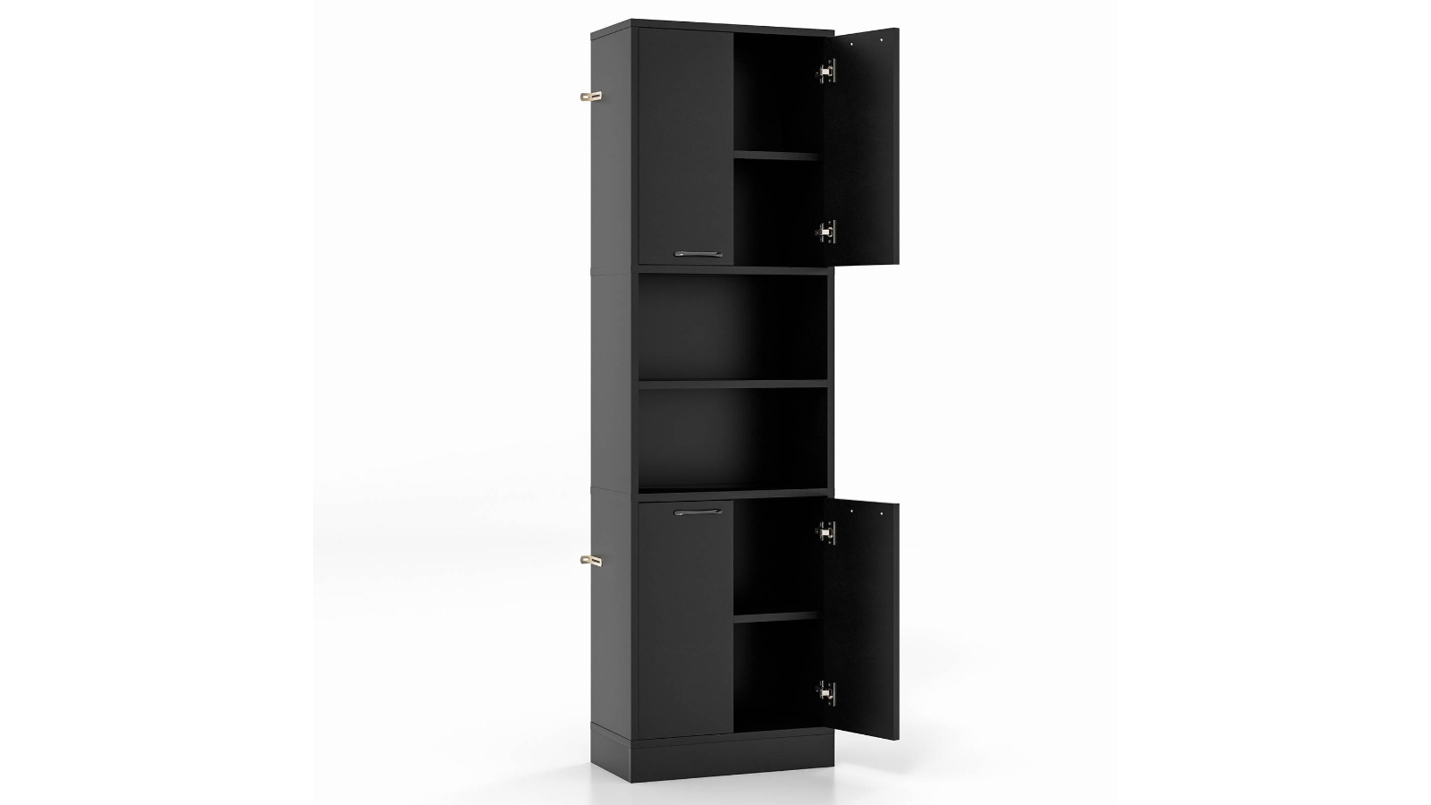 Costway 2-Door Pantry Cabinet with Storage Shelves - 1.9metre