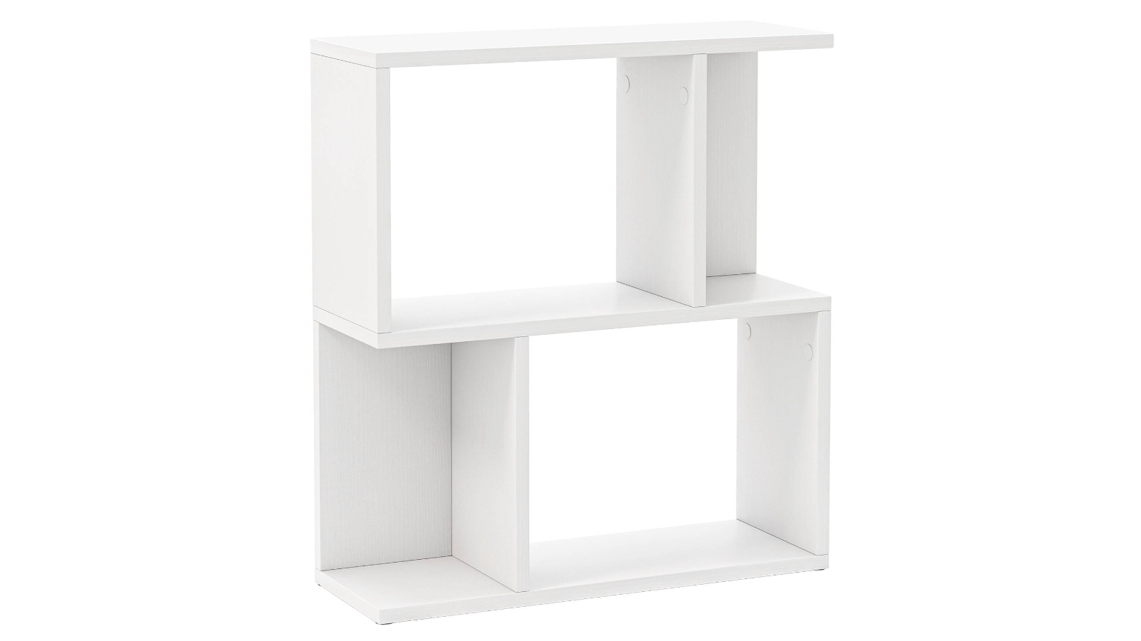 Costway 3-Tier Freestanding Display Shelf and Side Table for Small Spaces Bookshelf