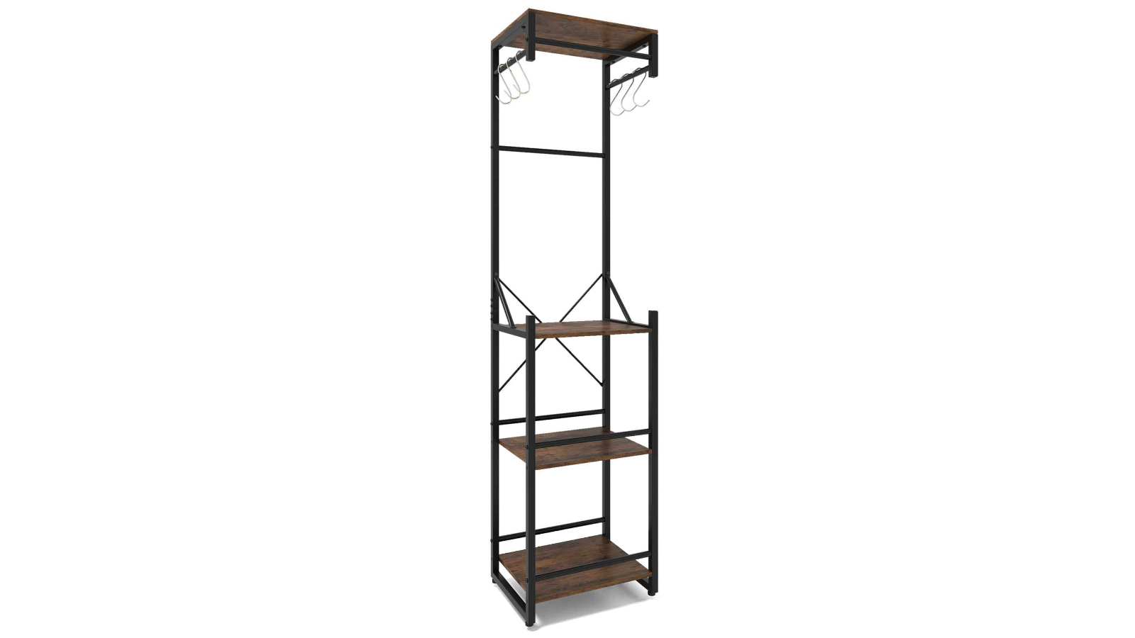 Costway Slim Hall Tree Clothes Rack with Hook