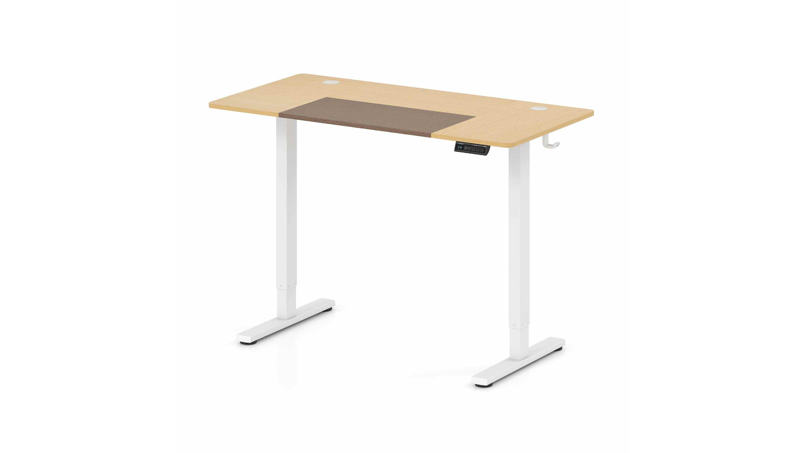 Costway 1.2m Adjustable Electric Standing Desk - Natural
