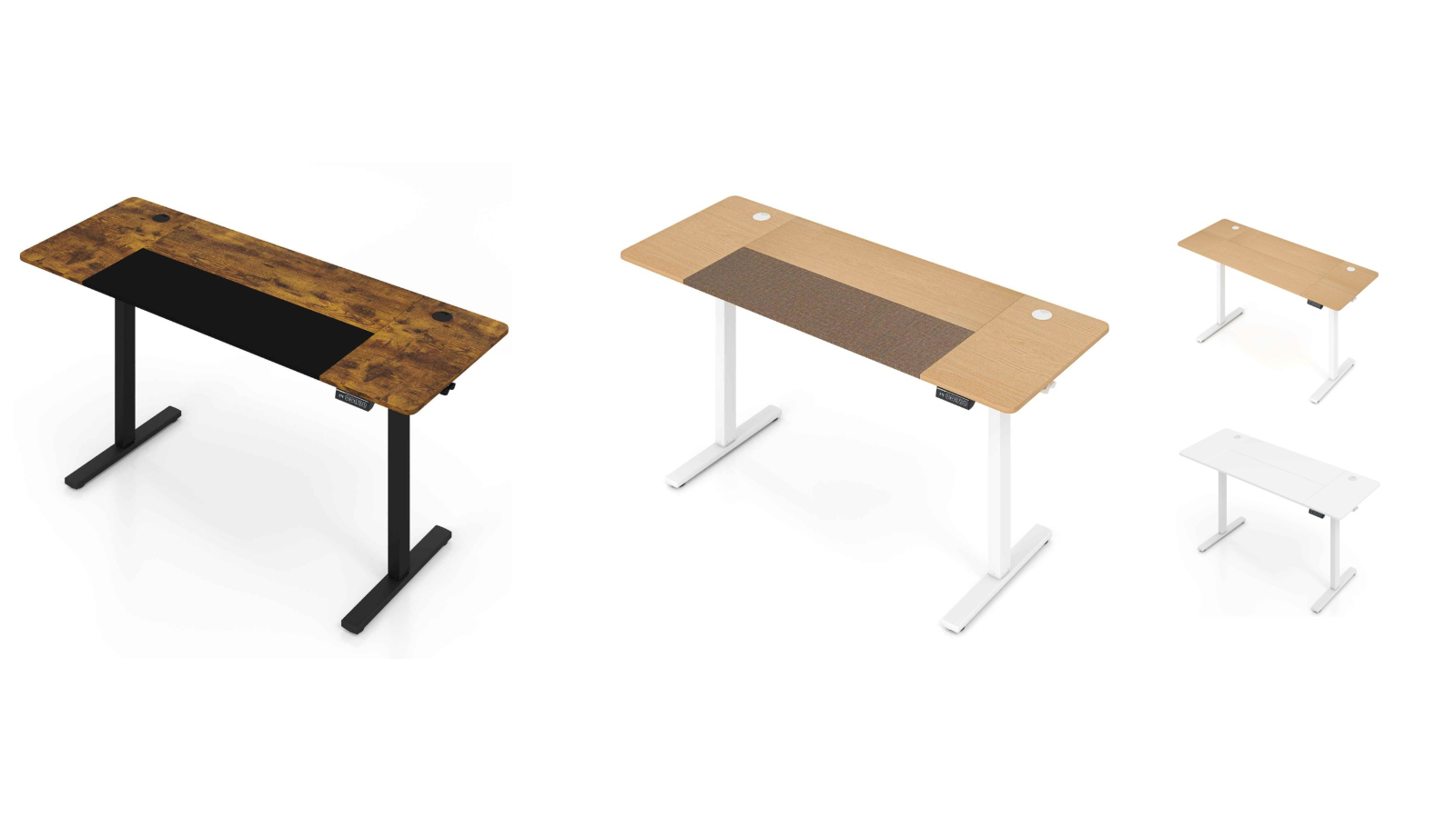 Costway 160 x 60cm Adjustable Sit Stand Electric Standing Desk