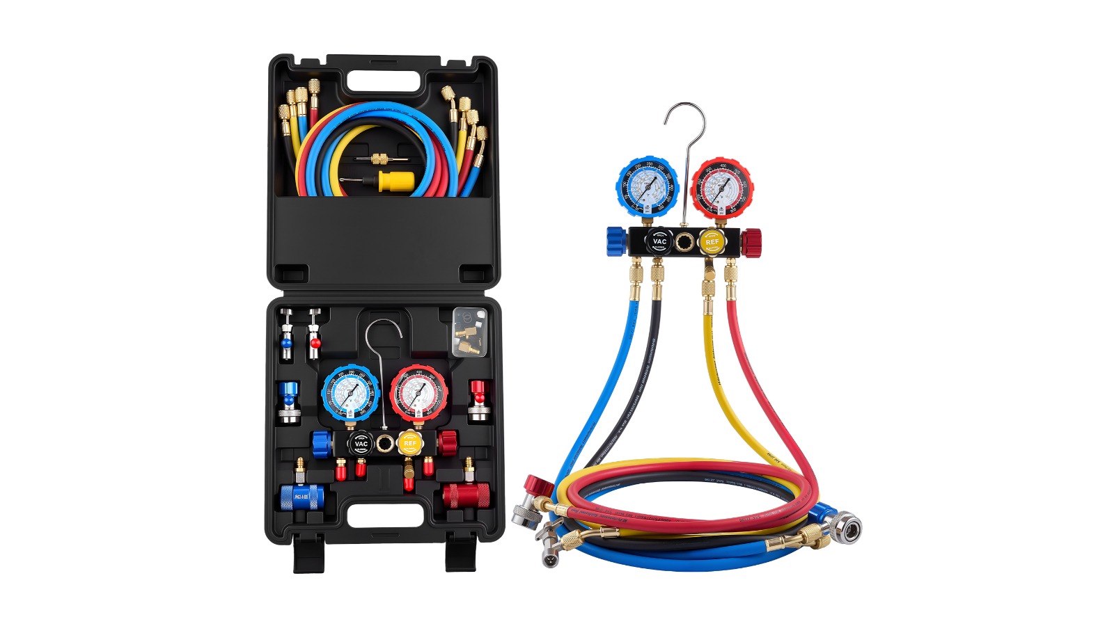 Vevor 4-Way AC Manifold Gauge Set