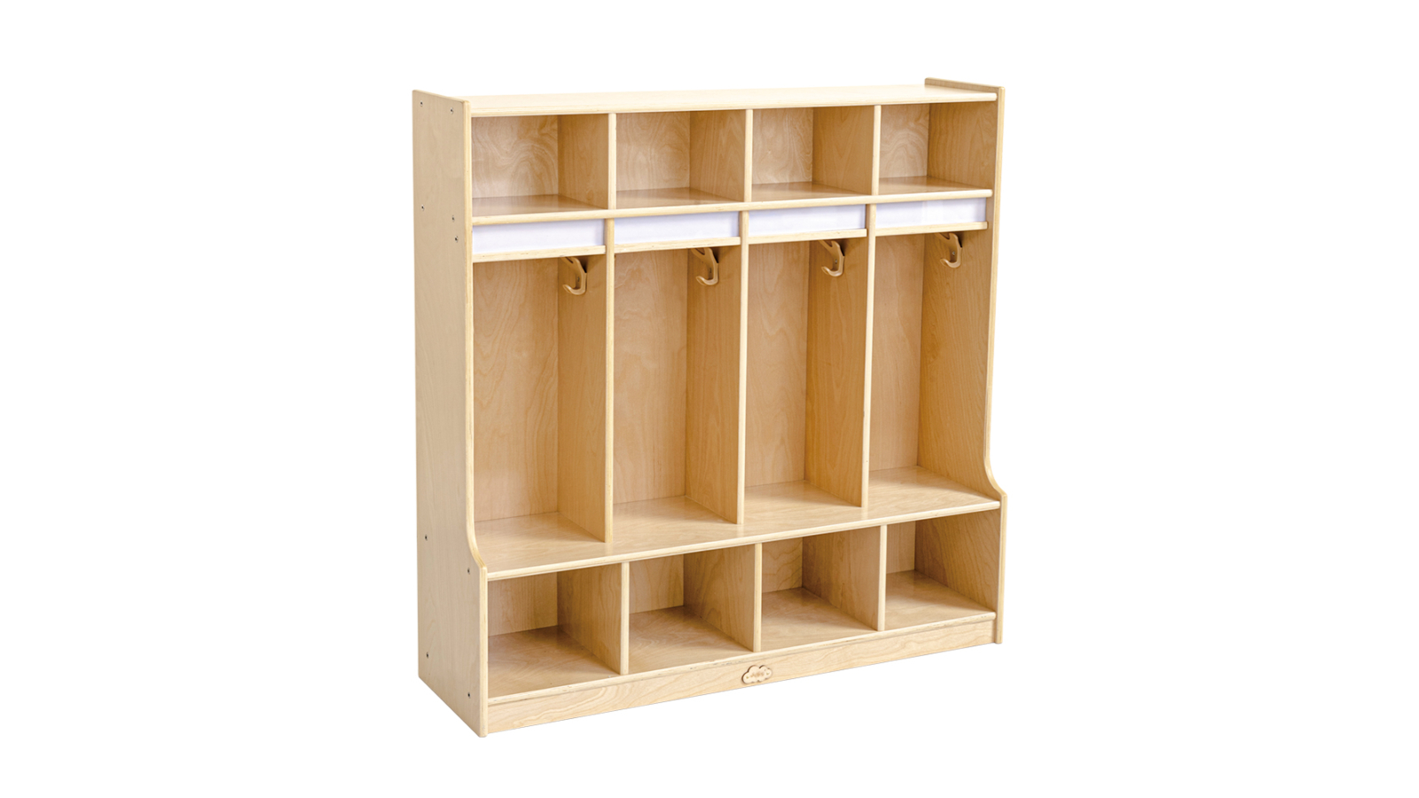 Jooyes 4 Section Preschool Coat Locker with Cubbies