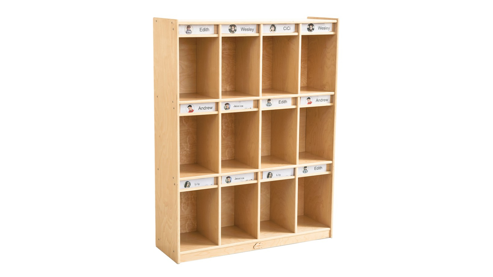 Jooyes 12 Cubbies Bag Locker Storage Cabinet