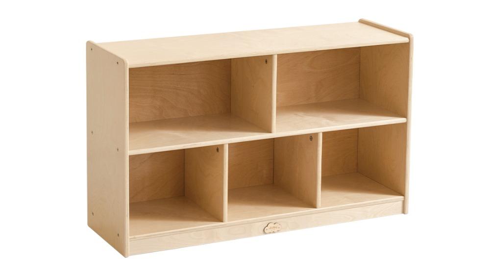 Jooyes 5 Cubby Kids Bookshelf