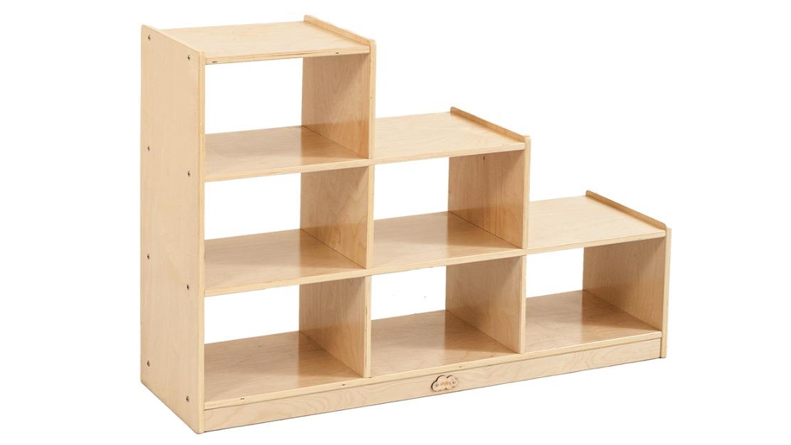 Jooyes Kids Ladder Storage With 6 Bins Harvey Norman