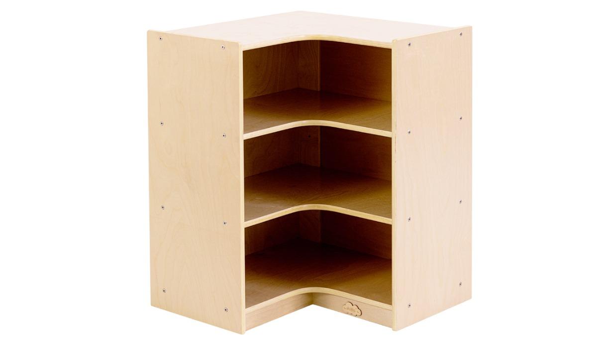 Jooyes Kids 3-Tier Corner Shelf - 76cm