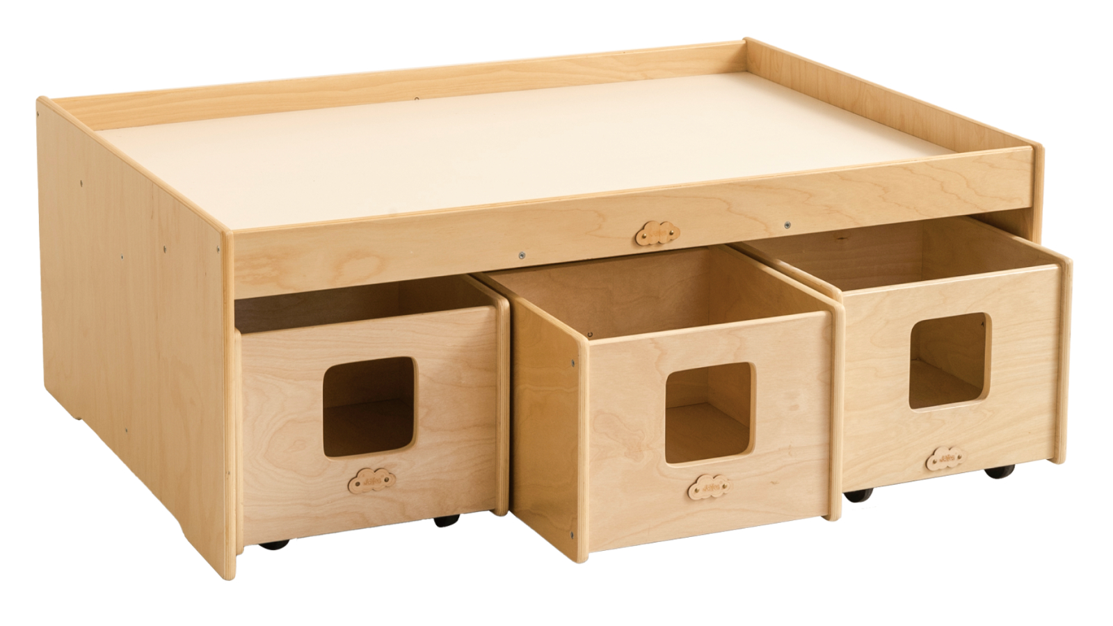 Jooyes Kids Wooden Activity Table with Storage Box