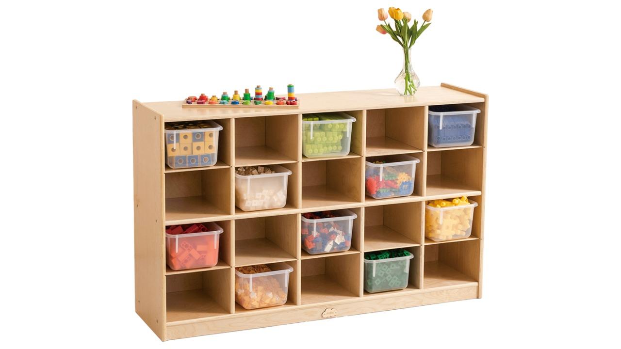 Jooyes 20 Cubby Kids Storage Cabinet