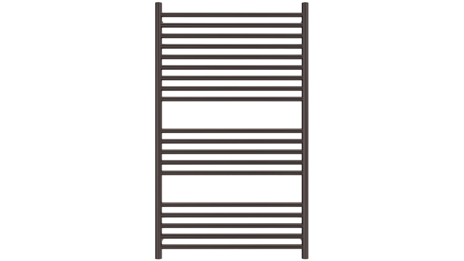 Linsol Allegra 19 Bar Wide Heated Towel Rail - Gunmetal