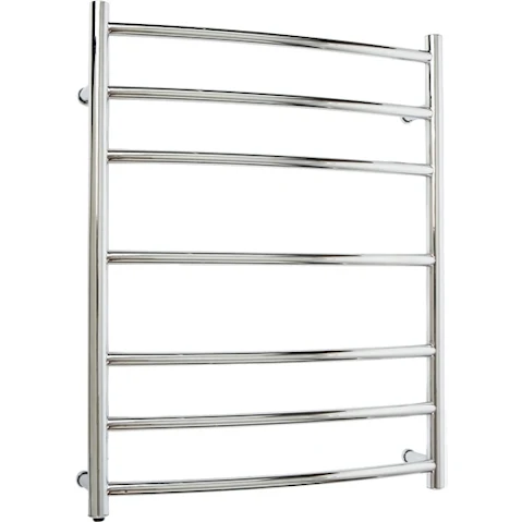 Linsol Allegra 7 Bar Curved Heated Towel Rail