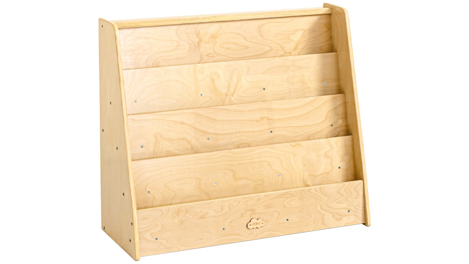 Jooyes Kids 4-Tier Single Wooden Display Bookcase