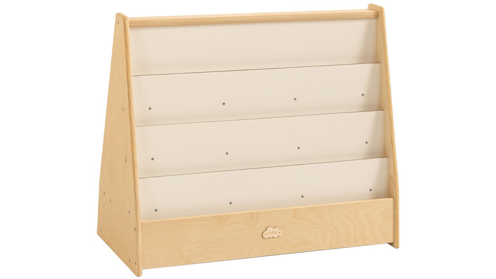 Jooyes Kids 4-Tier Wooden Display Bookcase With White Board