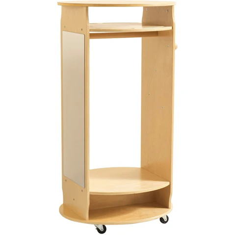 Jooyes Kids Role Play Costume Dress Up Trolley with Mirror