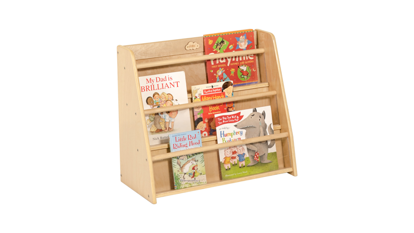 Jooyes Single Side Toddler Bookcase with Transparent Acrylic Board