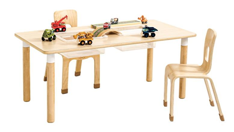 Jooyes Birch Activity and Sensory Tables For Kids