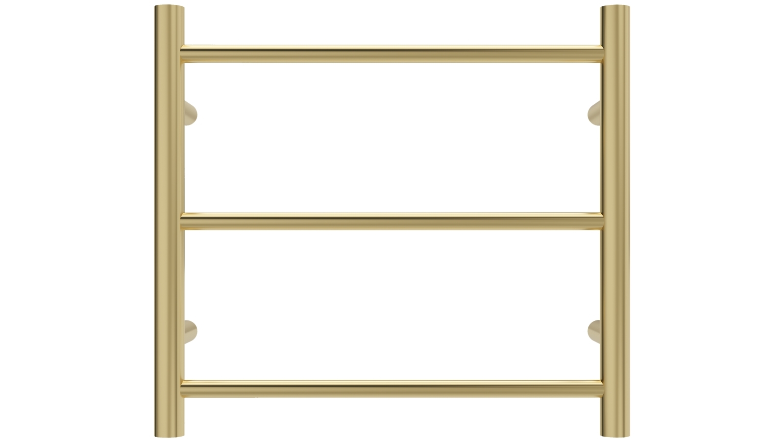 Linsol Avid 3 Bar Heated Towel Rail - Brushed Brass